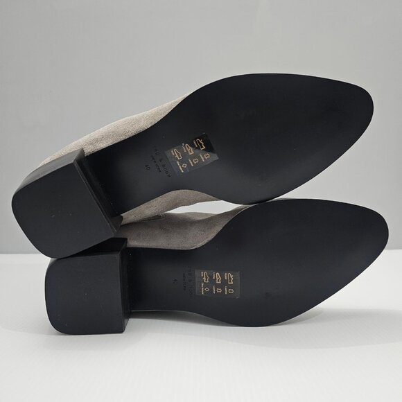 NEW Rag & Bone Rover Ankle Boot Womens EU 40 Cemento Gray Suede Chelsea Designer - Picture 12 of 14